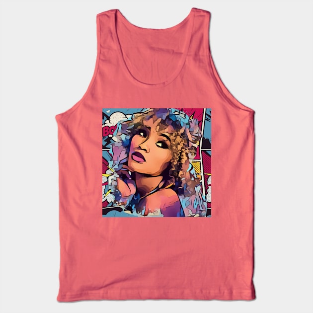 Popart Girl Tank Top by ToughCookie98